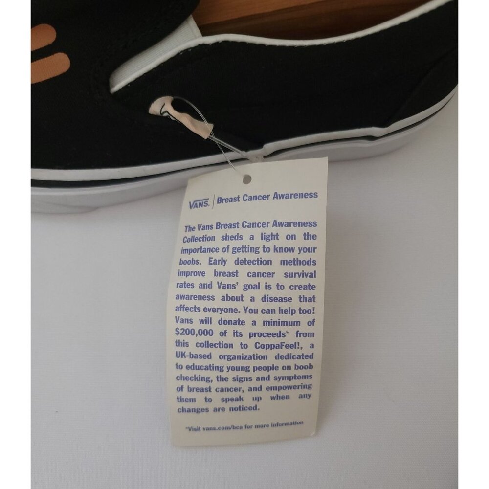 Vans x Breast Cancer Awareness YOU GOT THIS Collab Sneaker Collection Sz 4M/5.5F - Picture 6 of 9